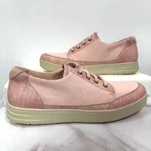 TRAQ by Alegria Lace-Up Sneakers Copacetiq Dusty Rose Size 10